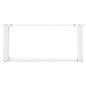 Preview: Couchtischbeine U-Form 2 Stk. Weiß 60x(30-31) cm Stahl