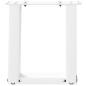 Preview: Couchtischbeine U-Form 2 Stk. Weiß 30x(30-31) cm Stahl