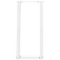 Preview: Konsolentischbeine U-Form 2 Stk. Weiß 28x(72-73) cm Stahl
