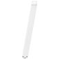 Preview: Esstischbeine U-Form 2 Stk. Weiß 60x(72-73) cm Stahl