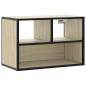 Preview: TV-Schrank Sonoma-Eiche 60x31x39,5 cm Holzwerkstoff und Metall