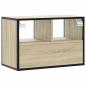 Preview: TV-Schrank Sonoma-Eiche 60x31x39,5 cm Holzwerkstoff und Metall