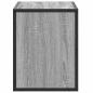 Preview: TV-Schrank Grau Sonoma 60x31x39,5 cm Holzwerkstoff und Metall