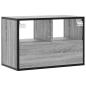 Preview: TV-Schrank Grau Sonoma 60x31x39,5 cm Holzwerkstoff und Metall