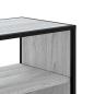 Preview: TV-Schrank Grau Sonoma 60x31x39,5 cm Holzwerkstoff und Metall