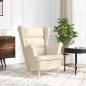 Preview: Sessel Creme 74x84x100 cm Stoff