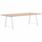 Preview: Couchtischbeine A-Form 2 Stk. Weiß 90x(72-73) cm Stahl