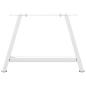 Preview: Couchtischbeine A-Form 2 Stk. Weiß 60x(42-43) cm Stahl