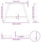 Preview: Couchtischbeine A-Form 2 Stk. Weiß 60x(42-43) cm Stahl