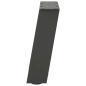 Preview: Couchtischbeine U-Form 2 Stk. Anthrazit 30x(30-31) cm Stahl