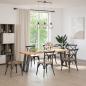Preview: ARDEBO.de - Konsolentischbeine U-Form 2 Stk. Anthrazit 28x(72-73) cm Stahl