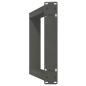 Preview: Konsolentischbeine U-Form 2 Stk. Anthrazit 28x(72-73) cm Stahl