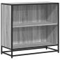 Preview: Bücherschrank Grau Sonoma 80,5x35x76 cm Holzwerkstoff