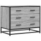 Preview: Schubladenschrank Grau Sonoma 70x41x56 cm Holzwerkstoff