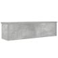 Preview: Küchenregale Stapelbar 2 Stk. Betongrau 60x15x16 cm