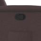 Preview: Relaxsessel Dunkelbraun Stoff