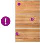Preview: Esstisch Hellbraun 180x100x74 cm Massivholz Eiche Rechteckig