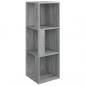 Preview: Eckregal Grau Sonoma 33x33x100 cm Holzwerkstoff