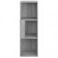 Preview: Eckregal Grau Sonoma 33x33x100 cm Holzwerkstoff