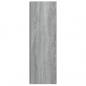 Preview: Eckregal Grau Sonoma 33x33x100 cm Holzwerkstoff