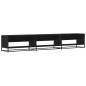 Preview: TV-Schrank Schwarz 270x40x46 cm Holzwerkstoff