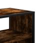 Preview: TV-Schrank Räuchereiche 60x31x39,5 cm Holzwerkstoff und Metall