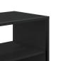 Preview: TV-Schrank Schwarz 60x31x39,5 cm Holzwerkstoff und Metall