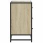 Preview: ARDEBO.de - Waschbeckenunterschrank Sonoma-Eiche 80x33x60 cm Holzwerkstoff