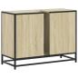 Preview: Waschbeckenunterschrank Sonoma-Eiche 80x33x60 cm Holzwerkstoff