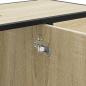 Preview: Waschbeckenunterschrank Sonoma-Eiche 80x33x60 cm Holzwerkstoff