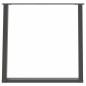 Preview: Esstischbeine U-Form 2 Stk. Anthrazit 80x(72-73) cm Stahl