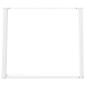 Preview: Esstischbeine U-Form 2 Stk. Weiß 90x(72-73) cm Stahl