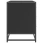 Preview: Schubladenschrank Schwarz 70x41x56 cm Holzwerkstoff