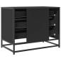Preview: Schubladenschrank Schwarz 70x41x56 cm Holzwerkstoff