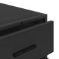 Preview: Schubladenschrank Schwarz 70x41x56 cm Holzwerkstoff