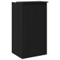 Preview: Empfangstheke Schwarz 55x50x103,5 cm Holzwerkstoff