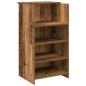 Preview: Empfangstheke Altholz-Optik 55x50x103,5 cm Holzwerkstoff