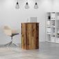 Preview: Empfangstheke Altholz-Optik 55x50x103,5 cm Holzwerkstoff