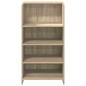 Preview: Empfangstheke Sonoma-Eiche 55x50x103,5 cm Holzwerkstoff