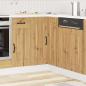 Preview: Küchen-Eckunterschrank Kalmar Artisan-Eiche Holzwerkstoff