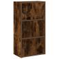 Preview: Bücherregal Räuchereiche 40x24x77 cm Holzwerkstoff
