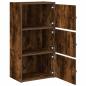 Preview: Bücherregal Räuchereiche 40x24x77 cm Holzwerkstoff