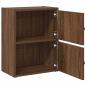 Preview: Bücherregal Braun Eichen-Optik 40x24x52 cm Holzwerkstoff