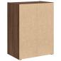 Preview: Bücherregal Braun Eichen-Optik 40x24x52 cm Holzwerkstoff