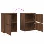 Preview: Bücherregal Braun Eichen-Optik 40x24x52 cm Holzwerkstoff