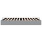 Preview: Ottoman-Bett ohne Matratze Hellgrau 140x190 cm Stoff
