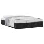 Preview: Ottoman-Bett ohne Matratze Schwarz 140x190 cm Stoff