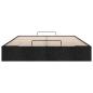 Preview: Ottoman-Bett ohne Matratze Schwarz 140x190 cm Stoff