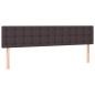 Preview: Ottoman-Bett mit Matratzen Dunkelbraun 180x200 cm Stoff