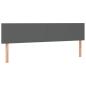 Preview: Ottoman-Bett mit Matratzen Dunkelgrau 180x200 cm Stoff